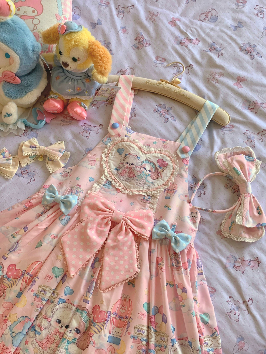 (Buyforme)DreamWhale~Puppy Parks~Sweet Lolita Kawaii Puppy Lolita Salopette 12228:725230