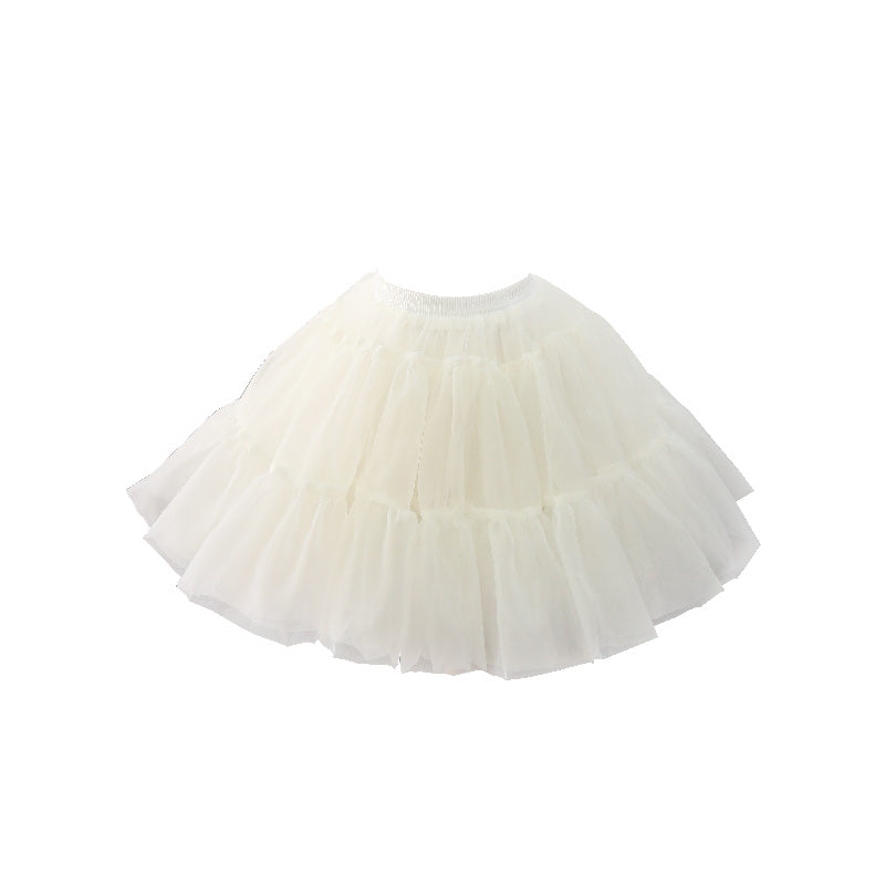 Manyiluo~Daily Lolita Yarn Pannier Boneless Petticoat   