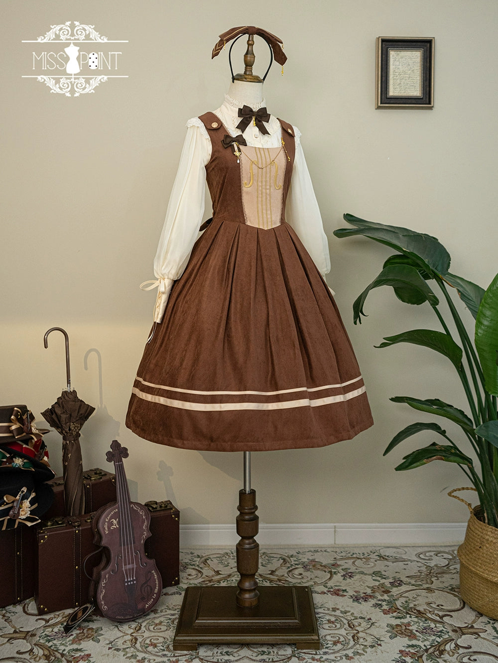(BFM)Miss Point~Customized Lolita Jumper Dress~Elegant College Lolita JSK 32198:377358