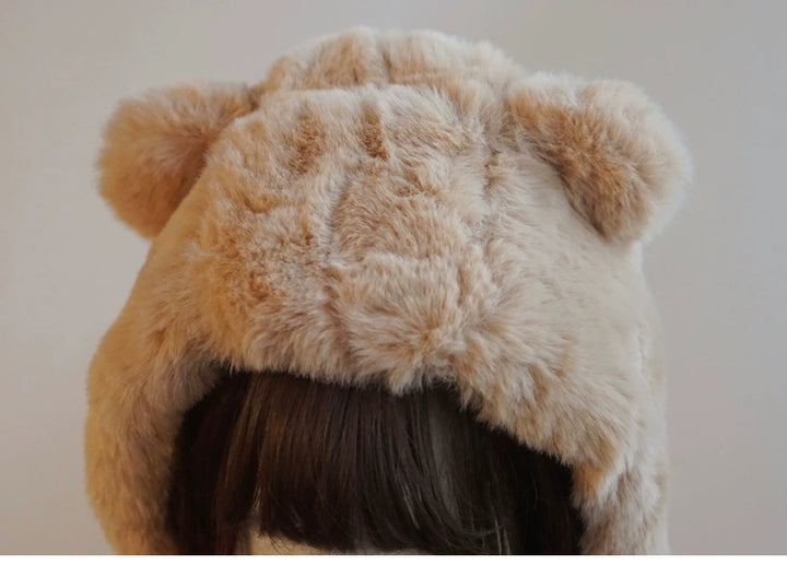(BFM)Besozealous~Winter Lolita Hat Bear Ears Hooded Hat   
