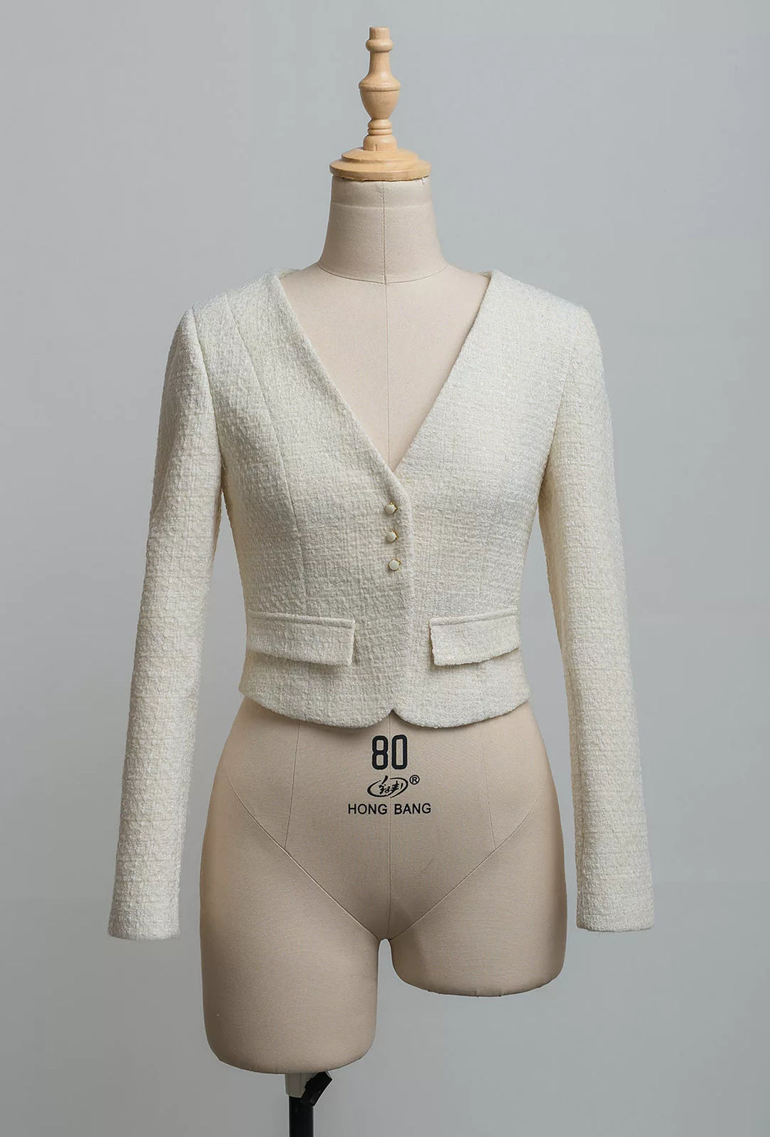 JS Lolita~Paris Holiday~Elegant Lolita Coat Knit Cardigan White Coat S 