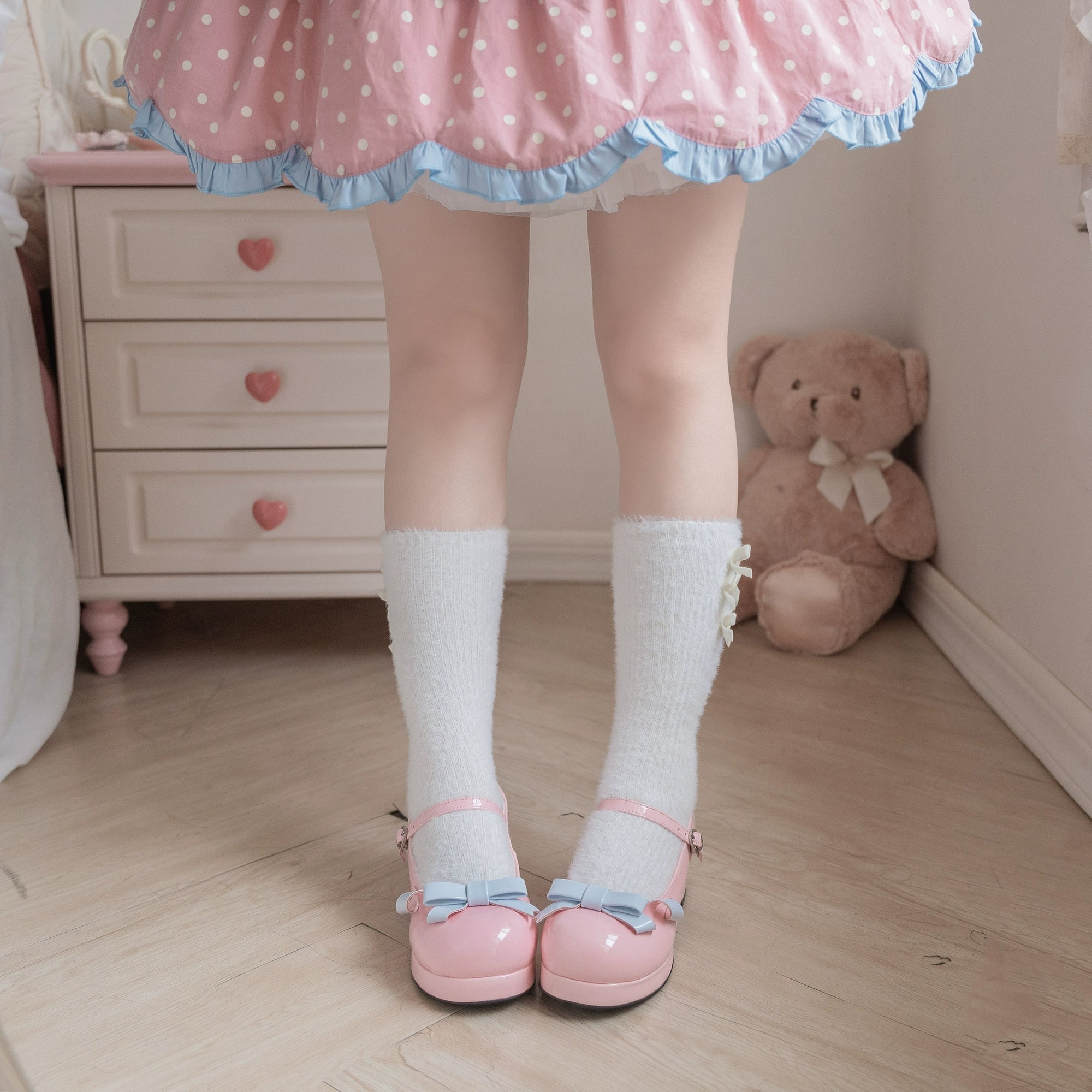 Dolly Doll~Lovers' Gift~Round Toe Middle Heel Mary Jane Lolita Shoes 32678:397804