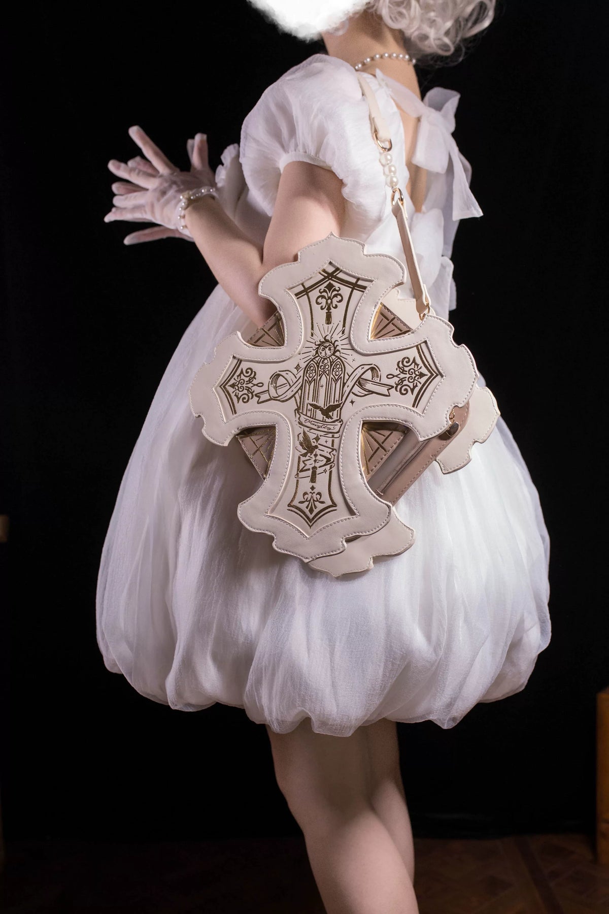 Gothic Lolita Bag, Two Detachable Shoulder Straps 45980:870128