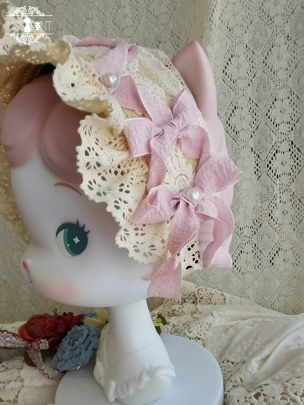 Miss Point~Sweet Lolita Accessories KC Hair Clip Brooch Waistband Cuffs 40428:665110