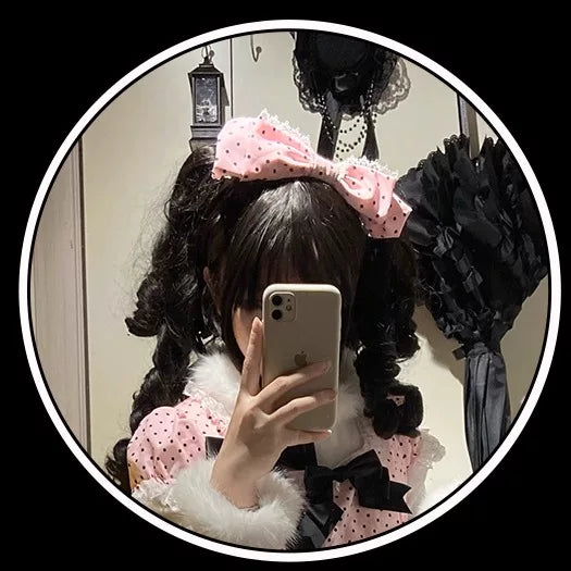 Little Music Note - Old School Lolita Polka Dot Accessories (KC) 45189:839115