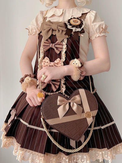 (BFM)Original Project~Vintage Lolita Handbag Chocolate Lolita Bag   