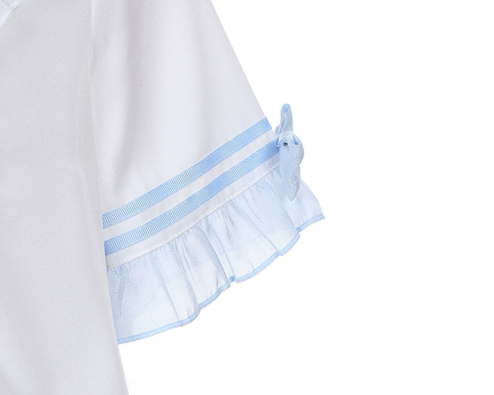 (BFM)Dear Dolls~Kawaii Lolita Shirt JK Sailor Half Skirt   