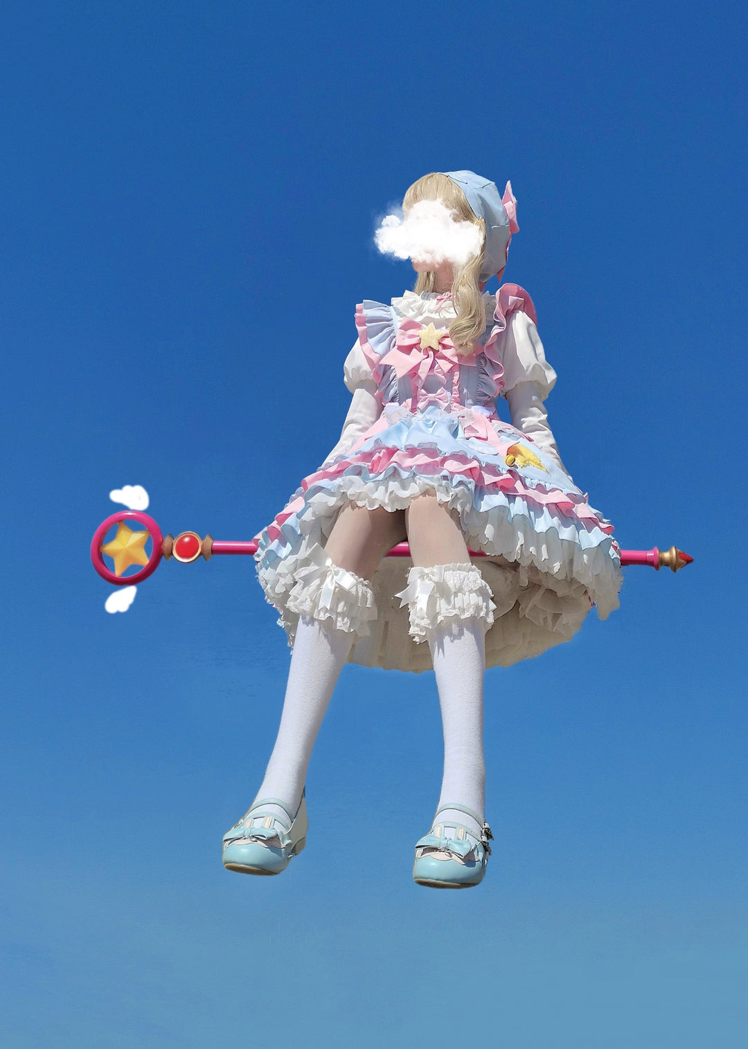 Sugar Girl~Little Star Wing~Sweet Lolita JSK Summer Lolita Dress   