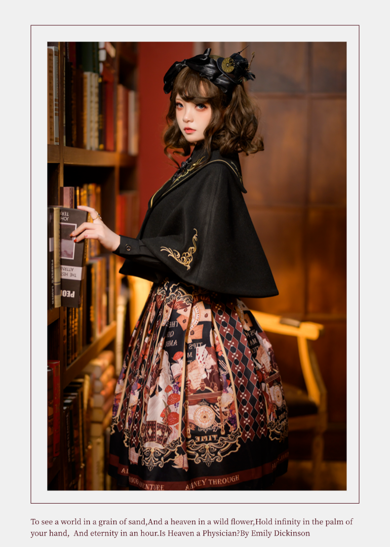 Alice in Wonderland~Holy Night Alice~Classic Lolita Dress Preppy Style Bust-supporting JSK 40466:663816