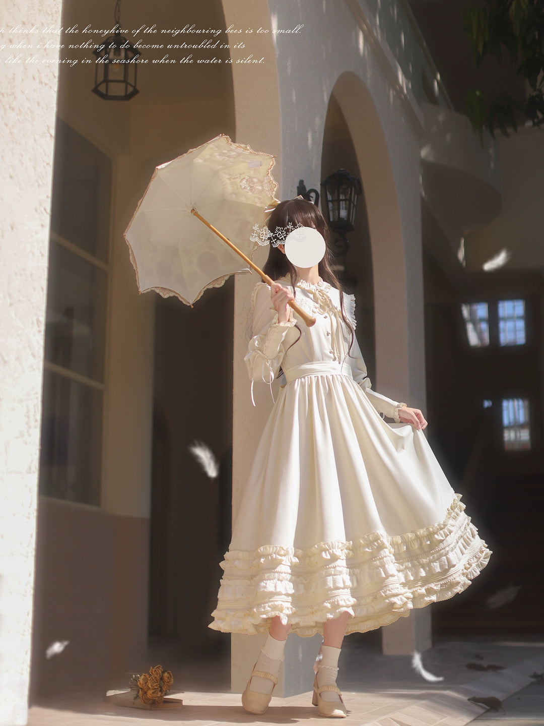 HuTaoMuJK~Wind Kiss Tulip~Classic Lolita OP Elegant Lolita Cardigan   