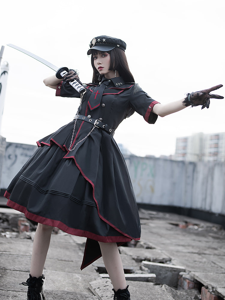 ChunLv Lolita - The Loser Eats Dust - Handsome Gothic Lolita OP hat (One Size) S