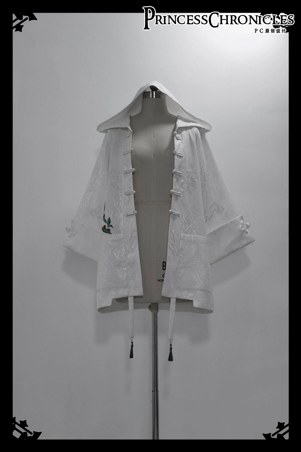Princess Chronicles~Bamboo Panda~Han Lolita Shirt Full Set Chinese Style Unisex Set S C - hooded jacket 