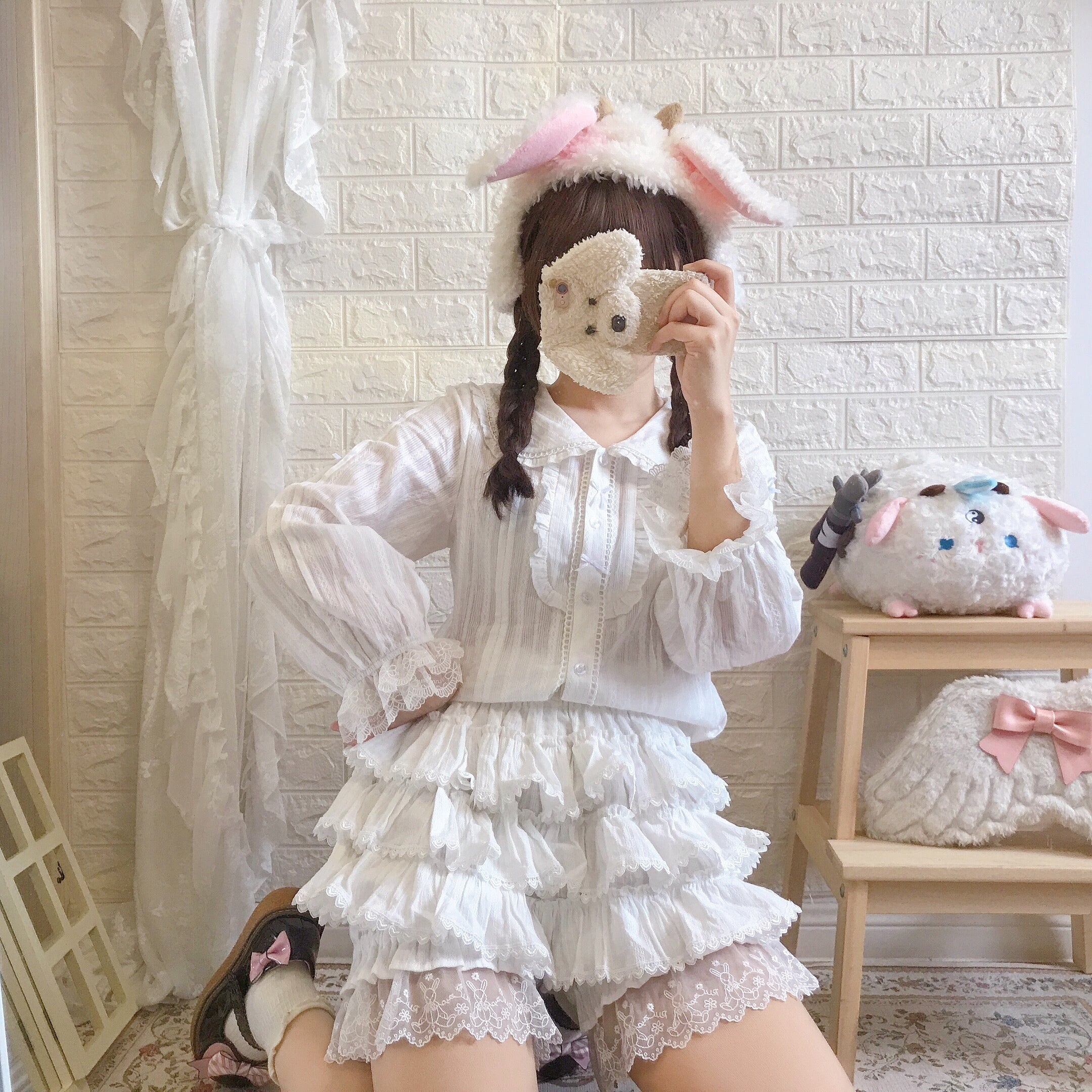 Summer Cotton Lolita Bloomers, Anti Exposure