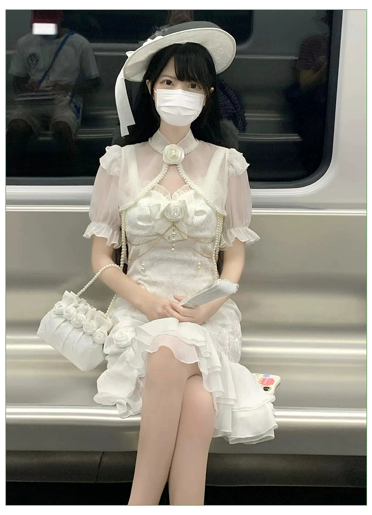 (BFM)Melonshow~Chinese Style Lolita Dress~Camellia 2.0 Cheongsam Mermaid JSK 31826:371564