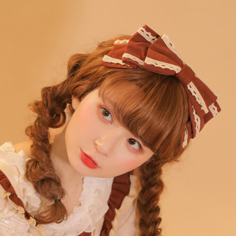 Eieyomi~Sweet Lolita Cotton Princess JSK Dress S coffee KC 