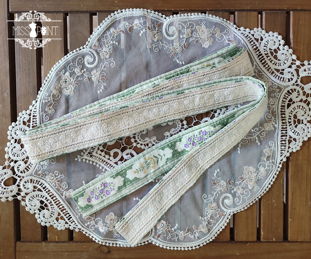 Miss Point - Country Lolita Accessory Assorted Color green belt