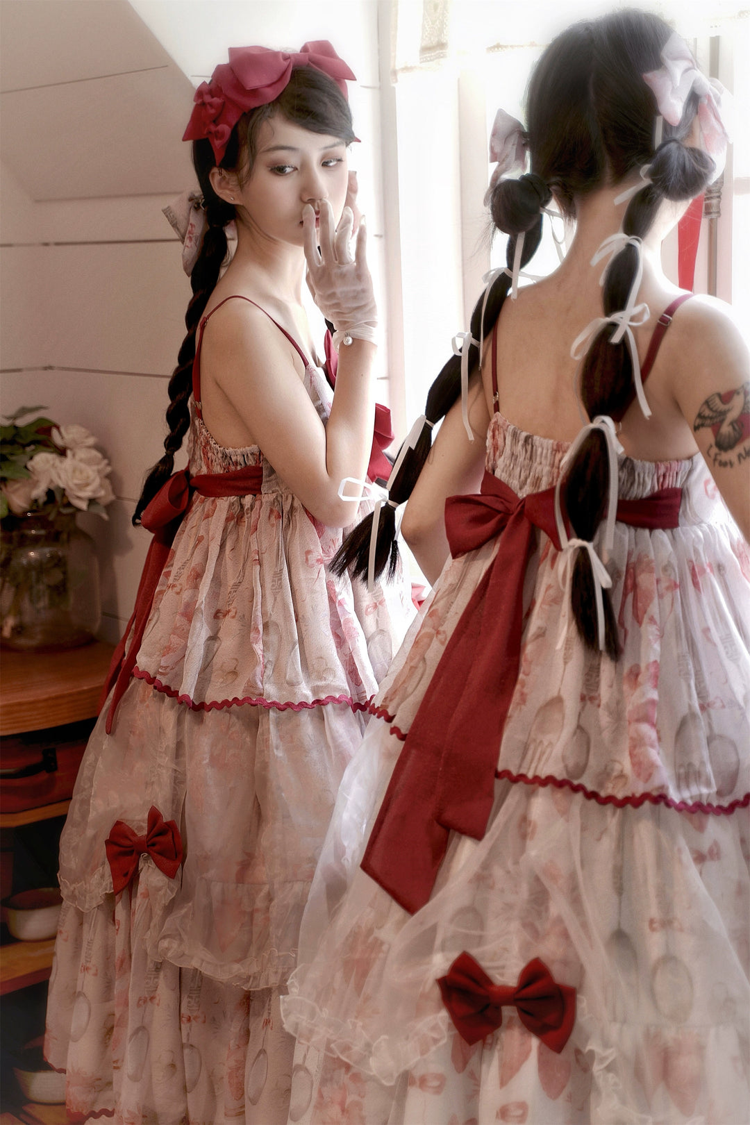 Babyblue~Strawberry Box~Sweet Lolita JSK With Strawberry Print 42972:760711