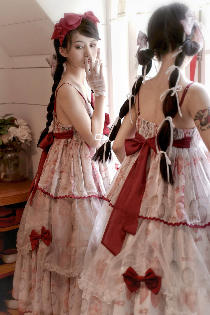 Babyblue~Strawberry Box~Sweet Lolita JSK With Strawberry Print 42972:760711