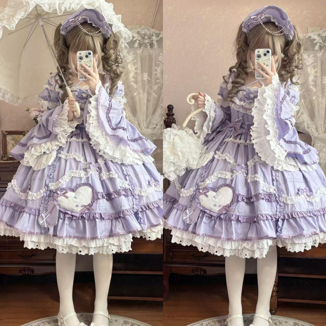 Perfect Original Design~Audelia~Plus Size Sweet Lolita OP with Halter Neckline