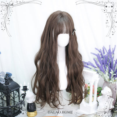 Dalao~Natural Lolita Wig Long Curly Hair Emulational Wig   