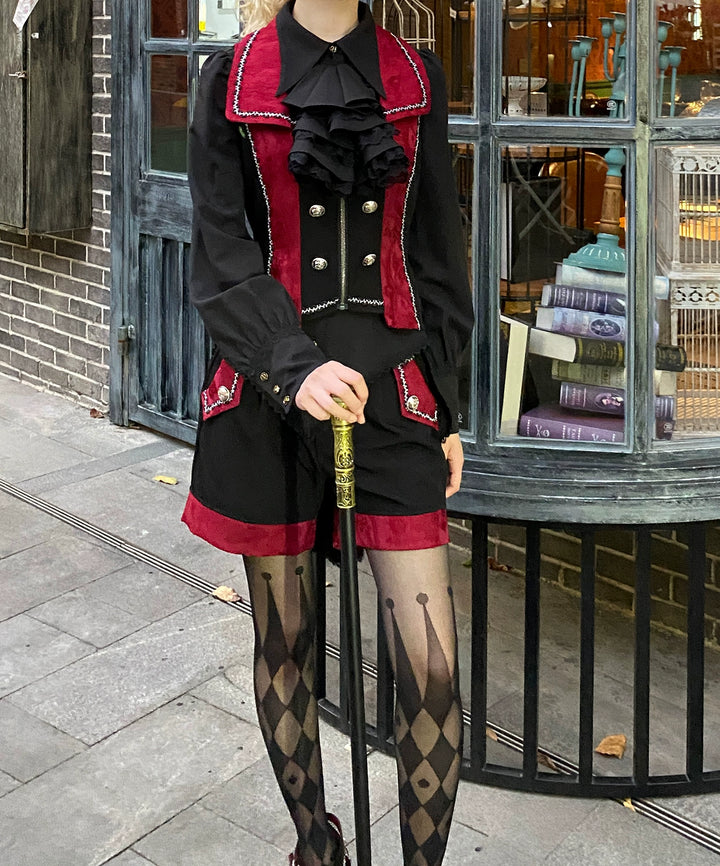 (BFM)Little Dipper~Oath of Chapter~Ouji Lolita Vest Prince Style Shorts Multicolors   