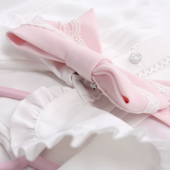 To Alice~Old School Lolita Salopette Suit Tiered Dress