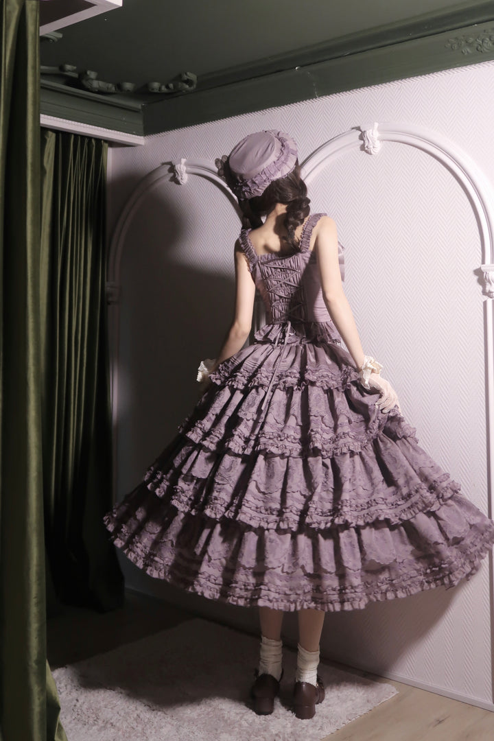 MEEKWIND~Miss Flora~Elegant Lolita Bodice Suit Tiered Skirt