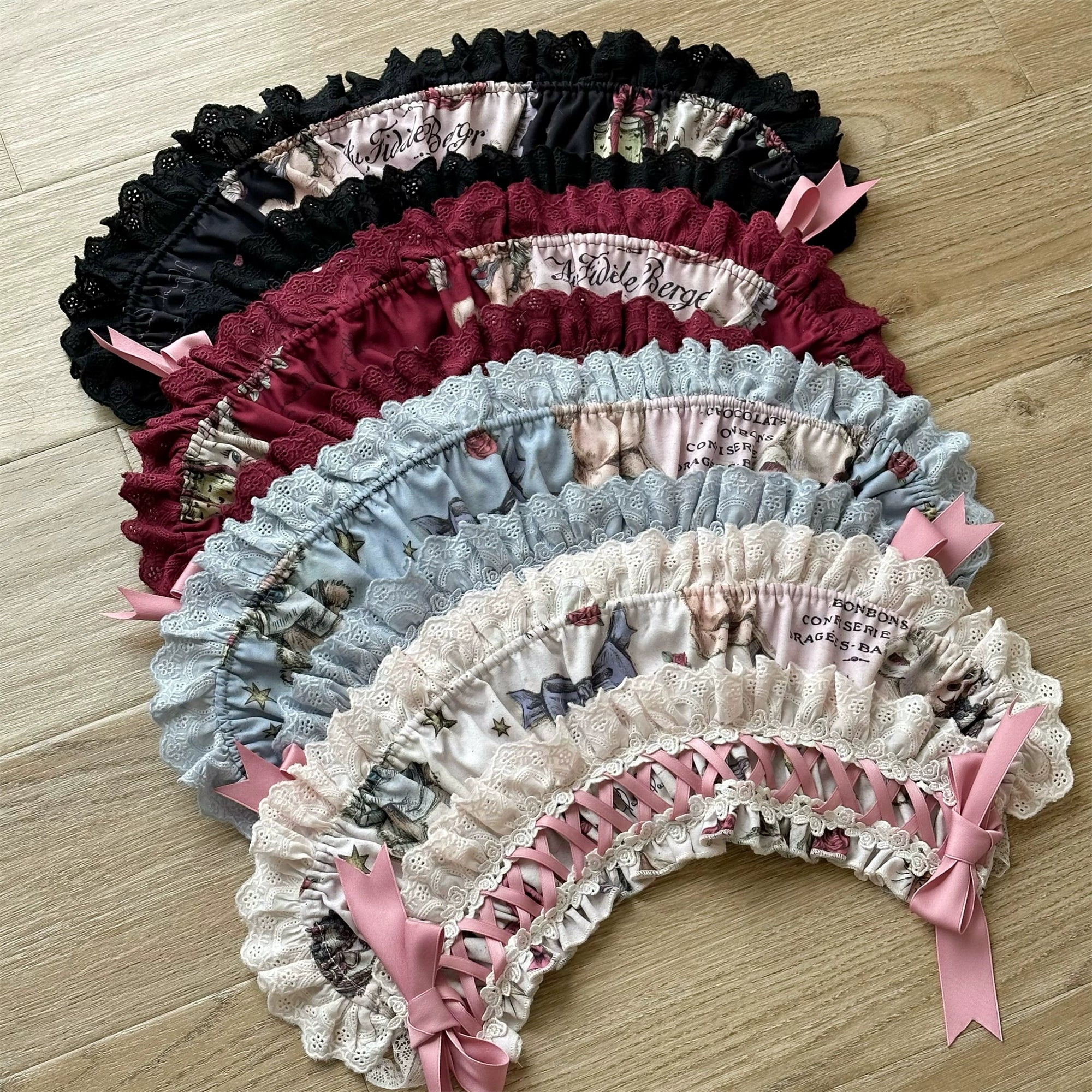 Babyblue - Vintage Lolita Bonnet Hair Band Kawaii Headdress