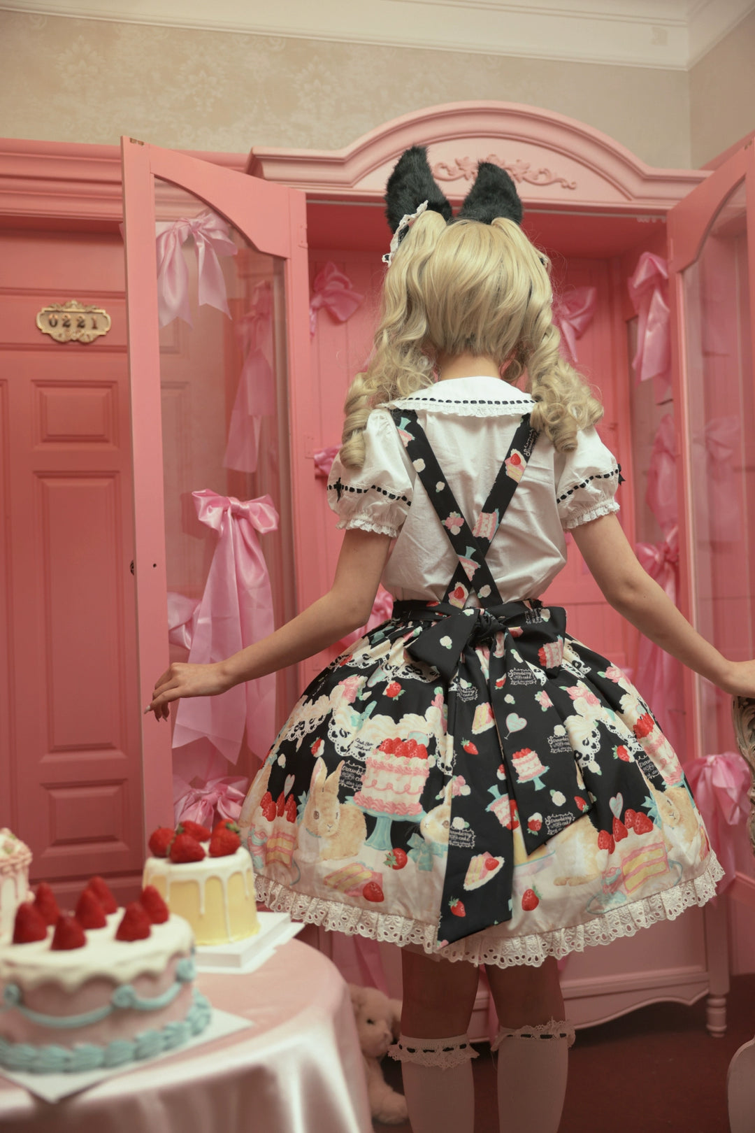 Dark Star Island~Honey Bunny Cake~Sweet Lolita JSK/OP/Strap SK/Shirt   