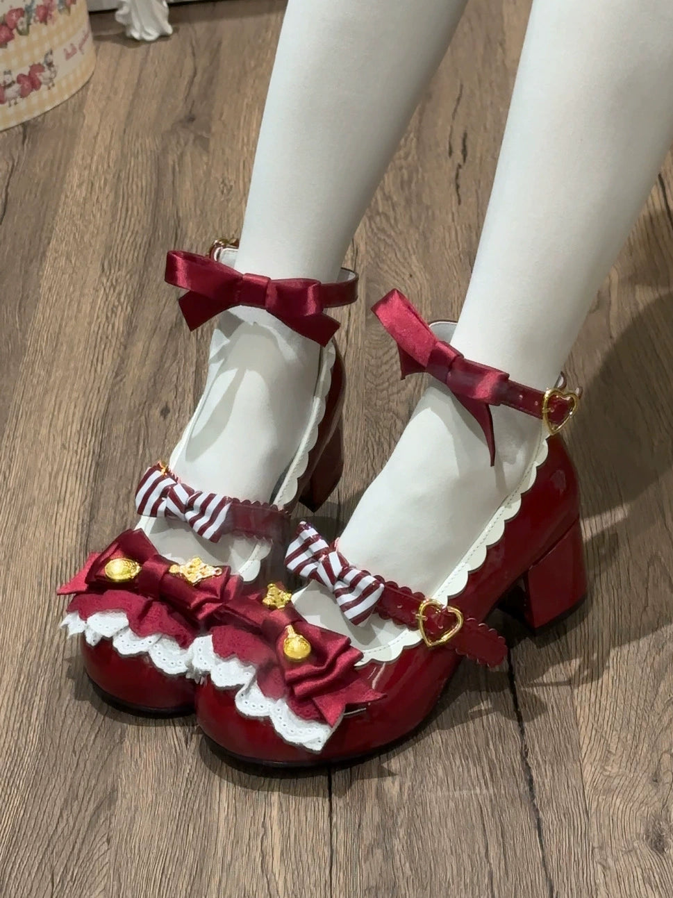 Beauty Bunny - Mousse Roll - Sweet Lolita Heel Shoes, Round Toe 43422:776348