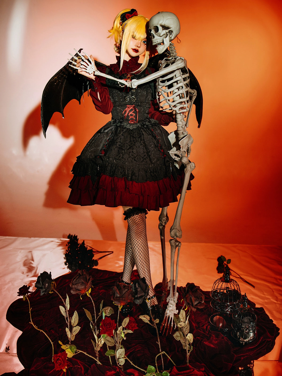 Luna Planetarium - Evil Fang - Gothic Lolita JSK Suit Ouji Lolita Shorts Suit