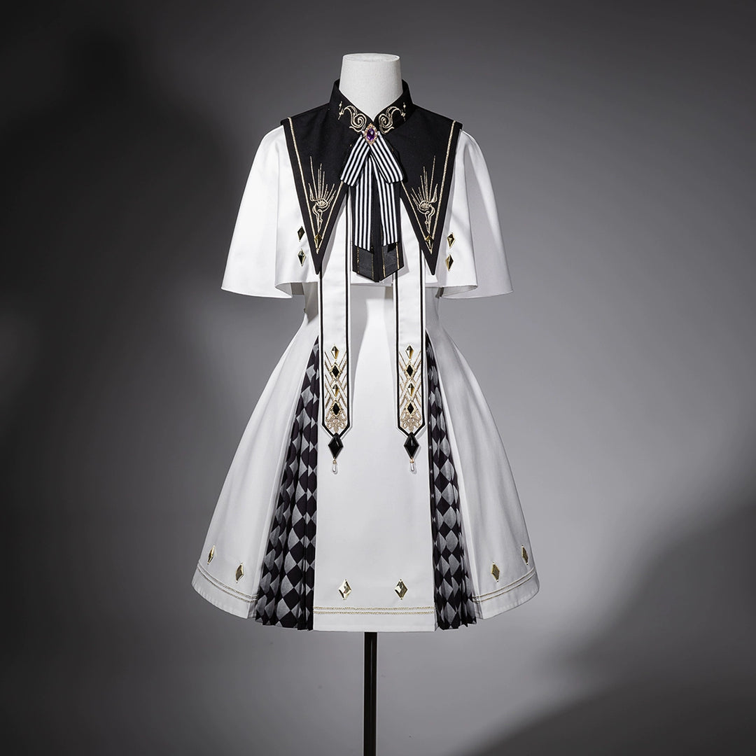 Your Princess~Eye of Truth~Elegant Gothic Lolita Dress Suit With Embroidery