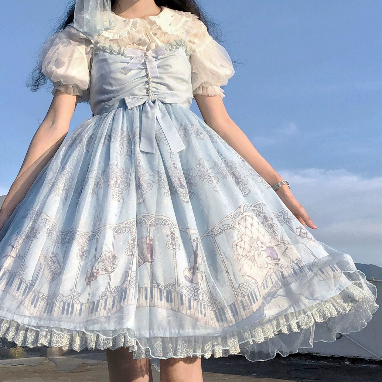 LilithEye - Elegant Lolita JSK Dream Symphony Instrument Fairy Dress