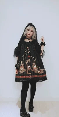 Cotton Lolita Bloomers With Multi-Layer Ruffle Lace Trim 45928:868685