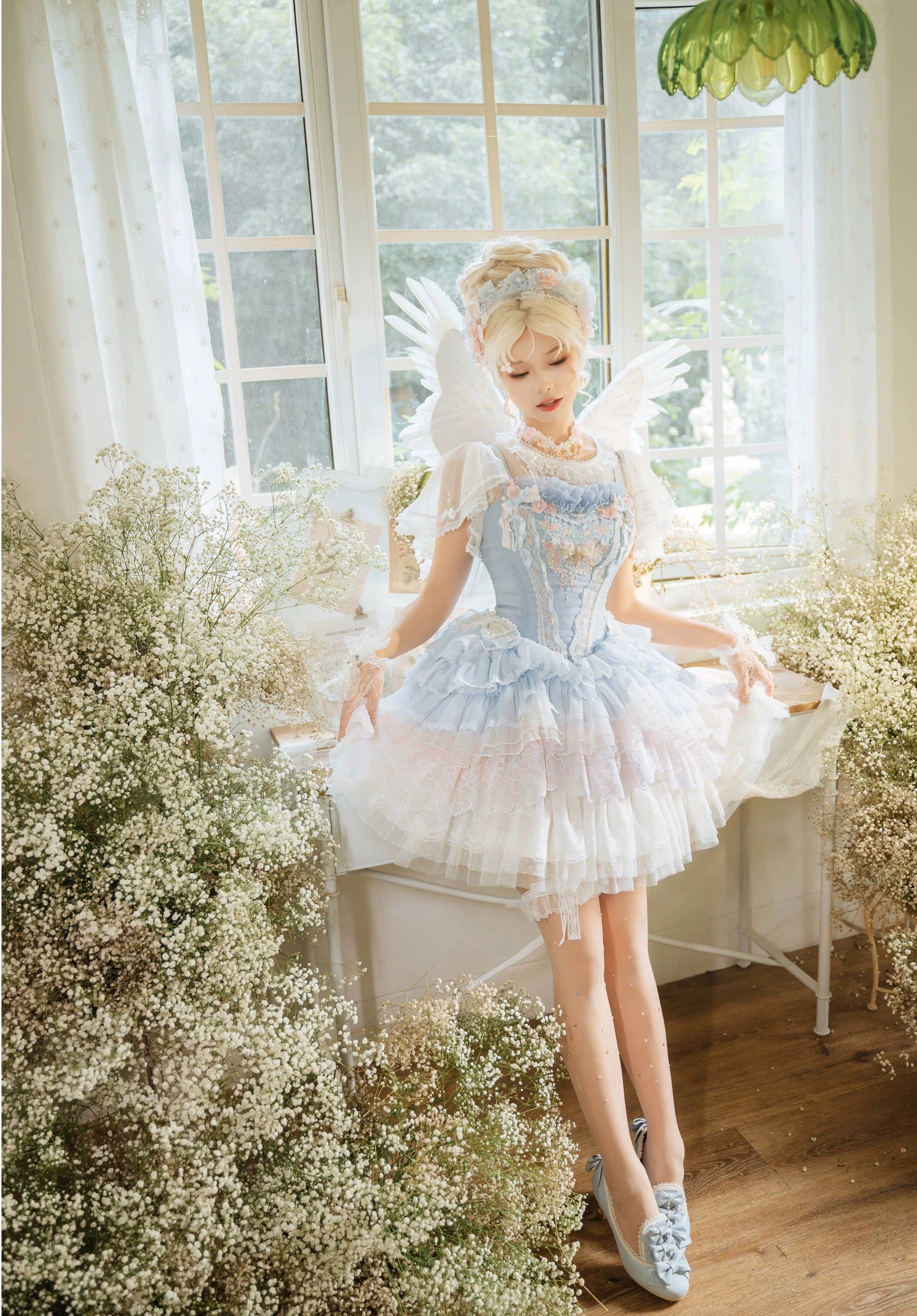 Garden Cat - Dreamy Dance Gorgeous Lolita JSK and SK JSK only (Short version) S