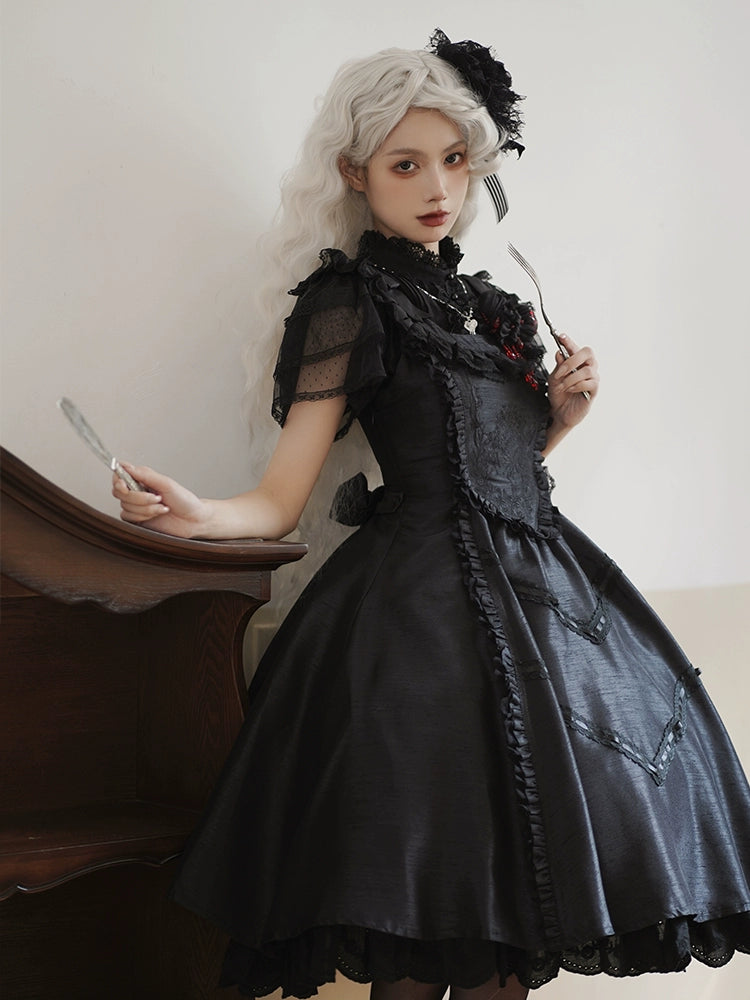 LittlePlum~Gothic lolita JSK Dress Solid Color 33734:436162