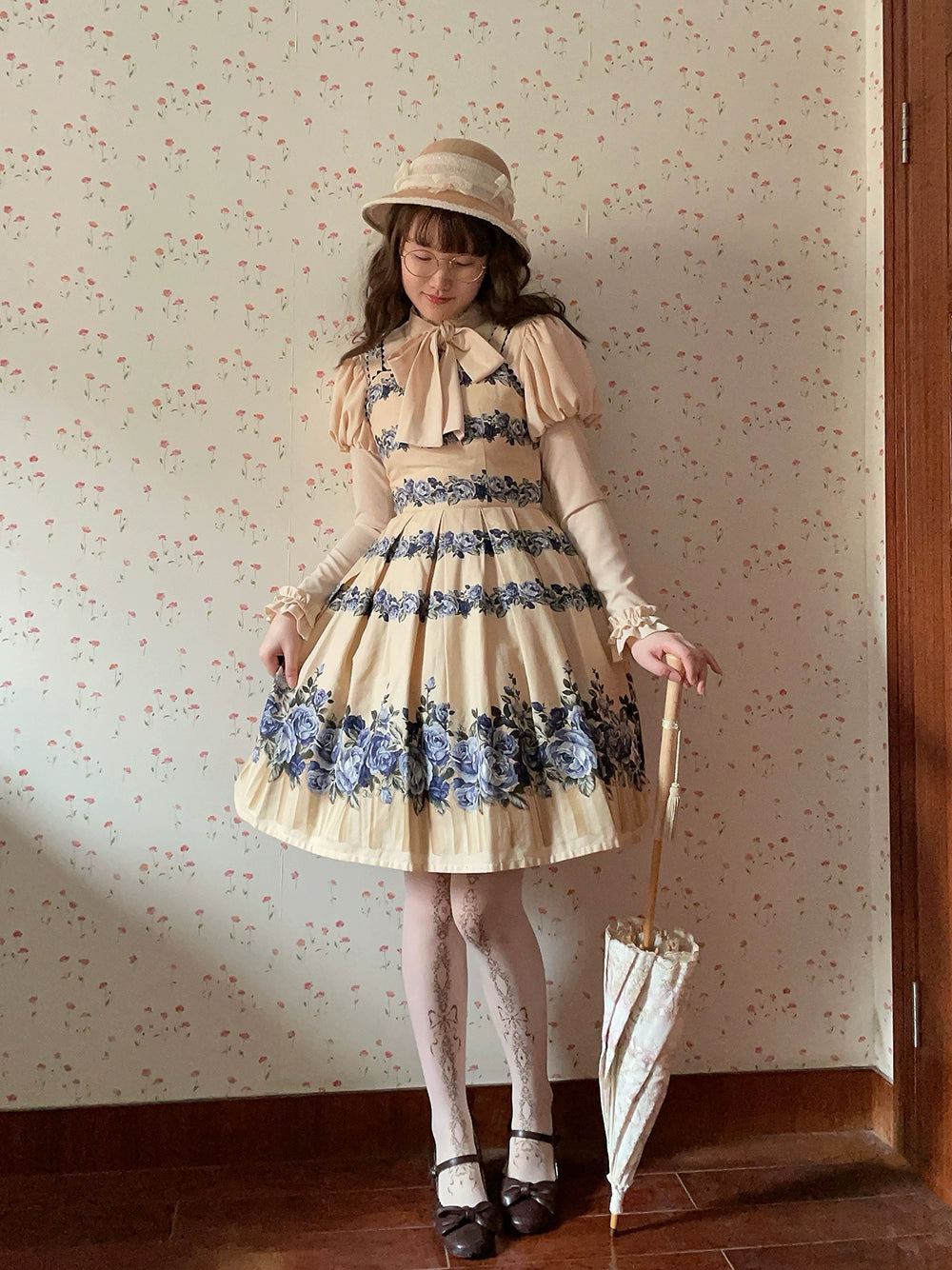 Miss Point - Classical Chocolate - Classic Lolita Blouse Customized Reteo Lolita Shirt 40840:679328