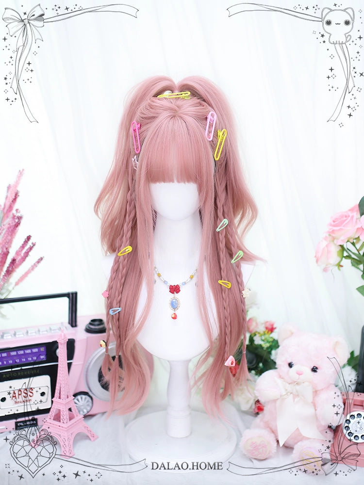 Dalao Home - Solid Lolita Wig, Long Curly