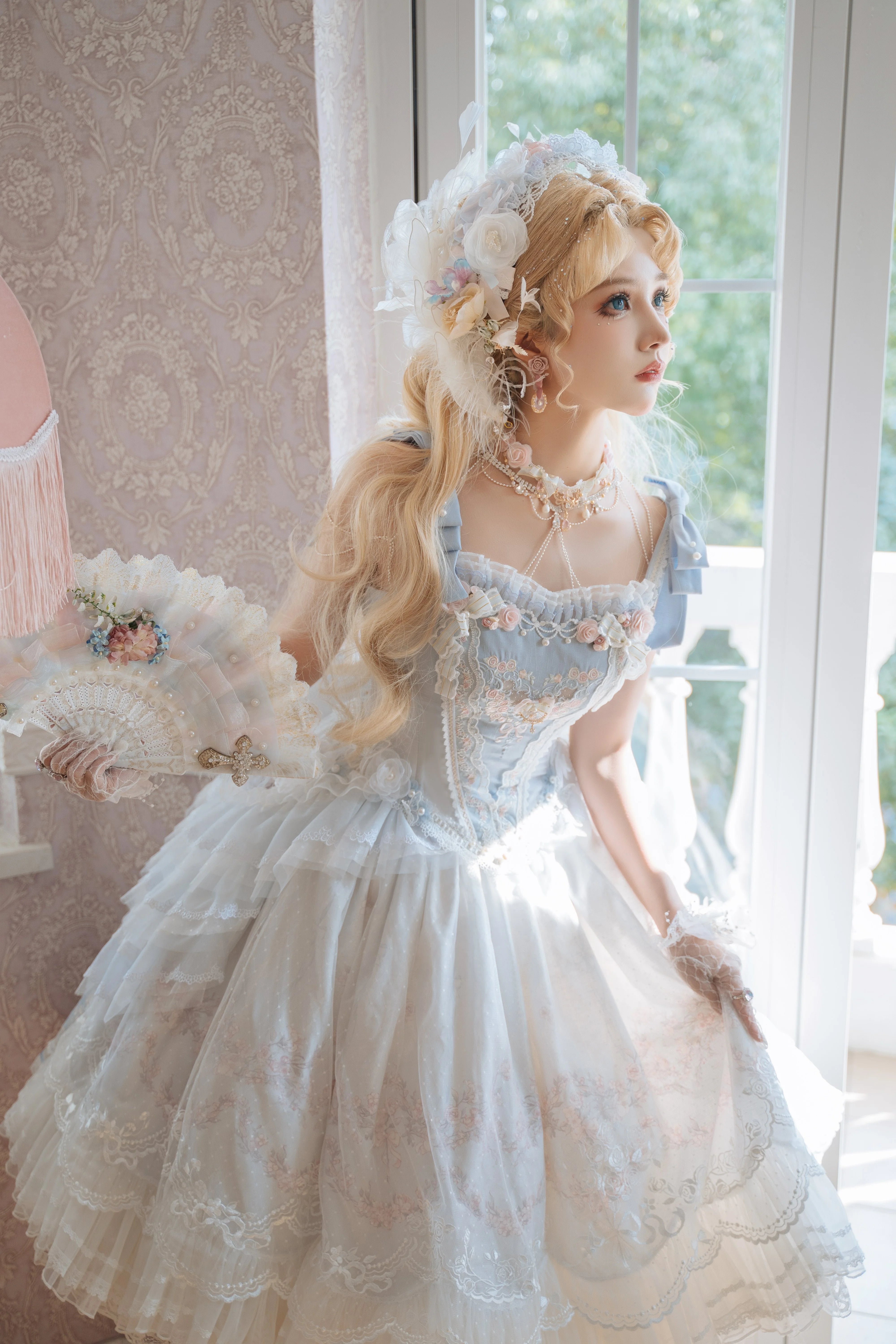 (BFM)Garden Cat~Dreamy Dance Gorgeous Lolita JSK and SK 33494:426862