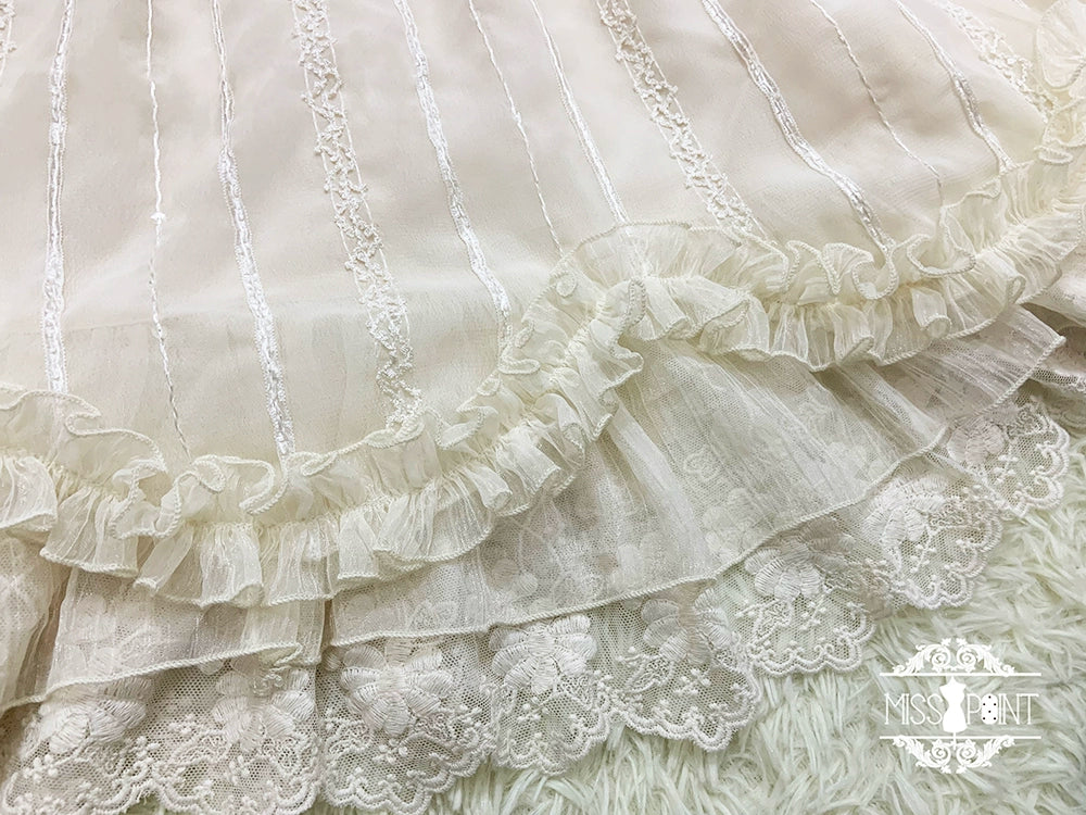 Miss Point~Tulip~Classic Lolita OP Dress Short Sleeve Dress Multicolors 19622:405300