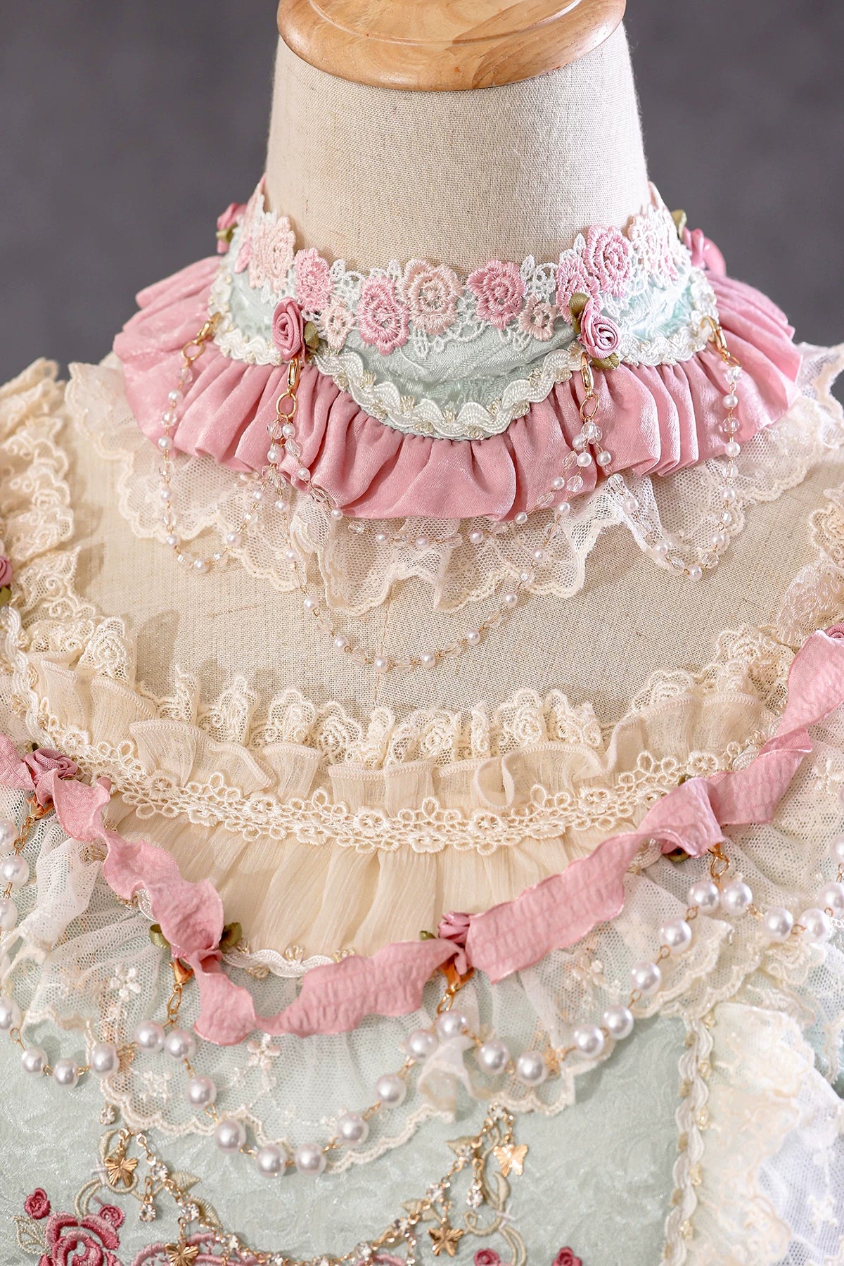 Antique Cake - Vintage Lolita Accessories, Flower Accent 44487:810272