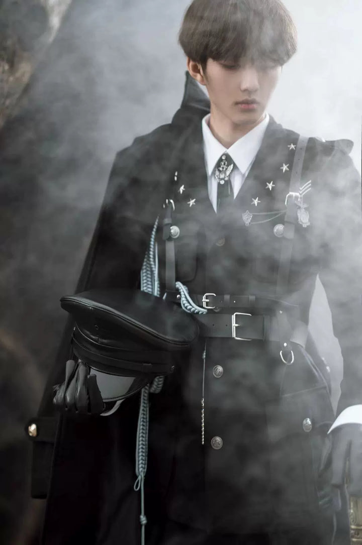 YourHighness~Military Lolita Uniform Autumn Winter Male Coat   