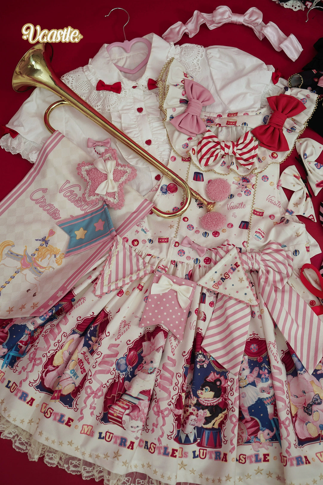 Vcastle~IP Collab Sweet Lolita Salopette and SK 40848:681980