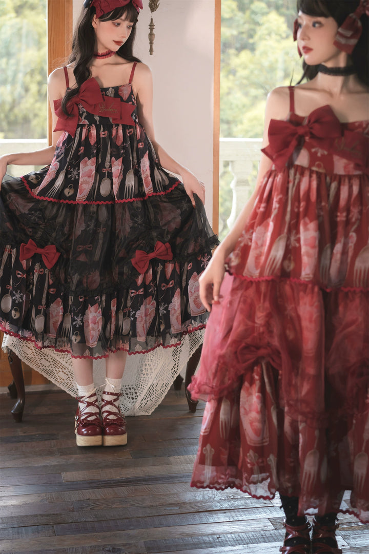 Babyblue~Strawberry Box~Sweet Lolita JSK With Strawberry Print 42972:760719