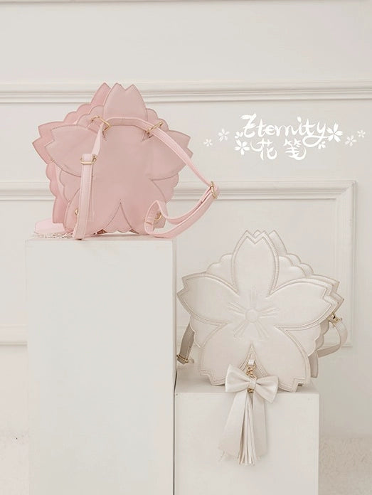 Eternity - Han Lolita Sakura Bag Double-layered Handbag Crossbody Bag Multicolors