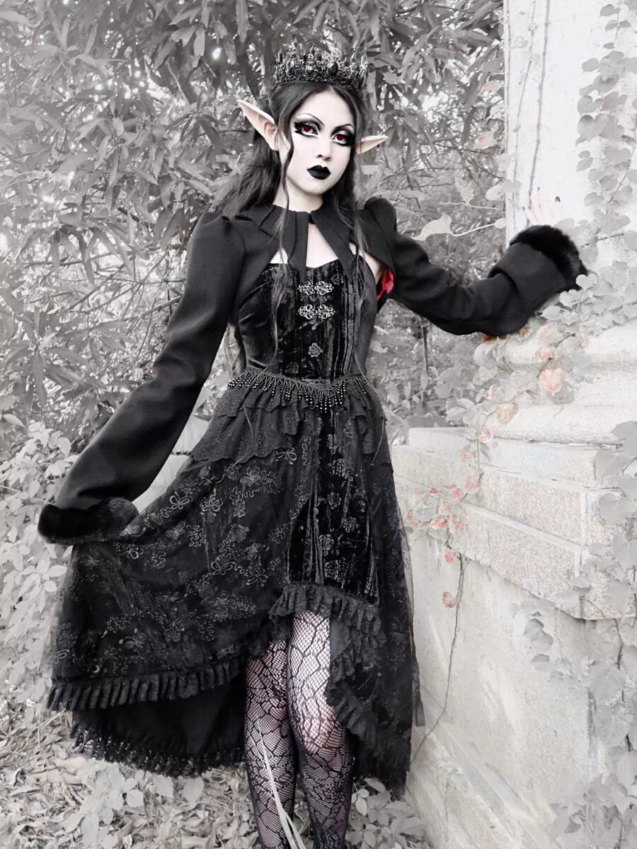 Blood Supply~Misty~Gothic Lolita Dress Black JSK Halloween