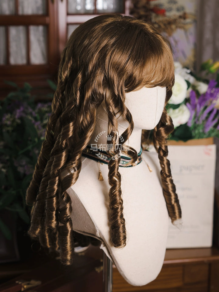 Mabuxi~Retro Lolita Wig Elegant Roman Curls Gorgeous Court Wigs 40472:668700