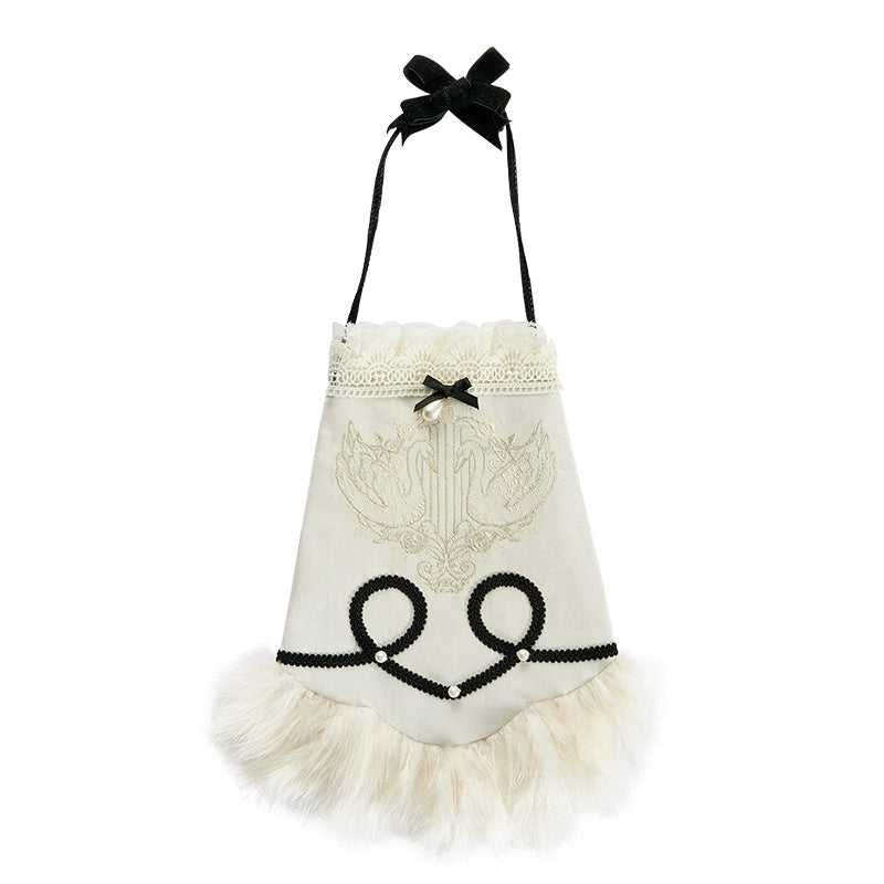 Nuit De Cellophane~Wild Swan~Classic Lolita Accessory Elegant Lolita Bag and Headdress 42063:724686