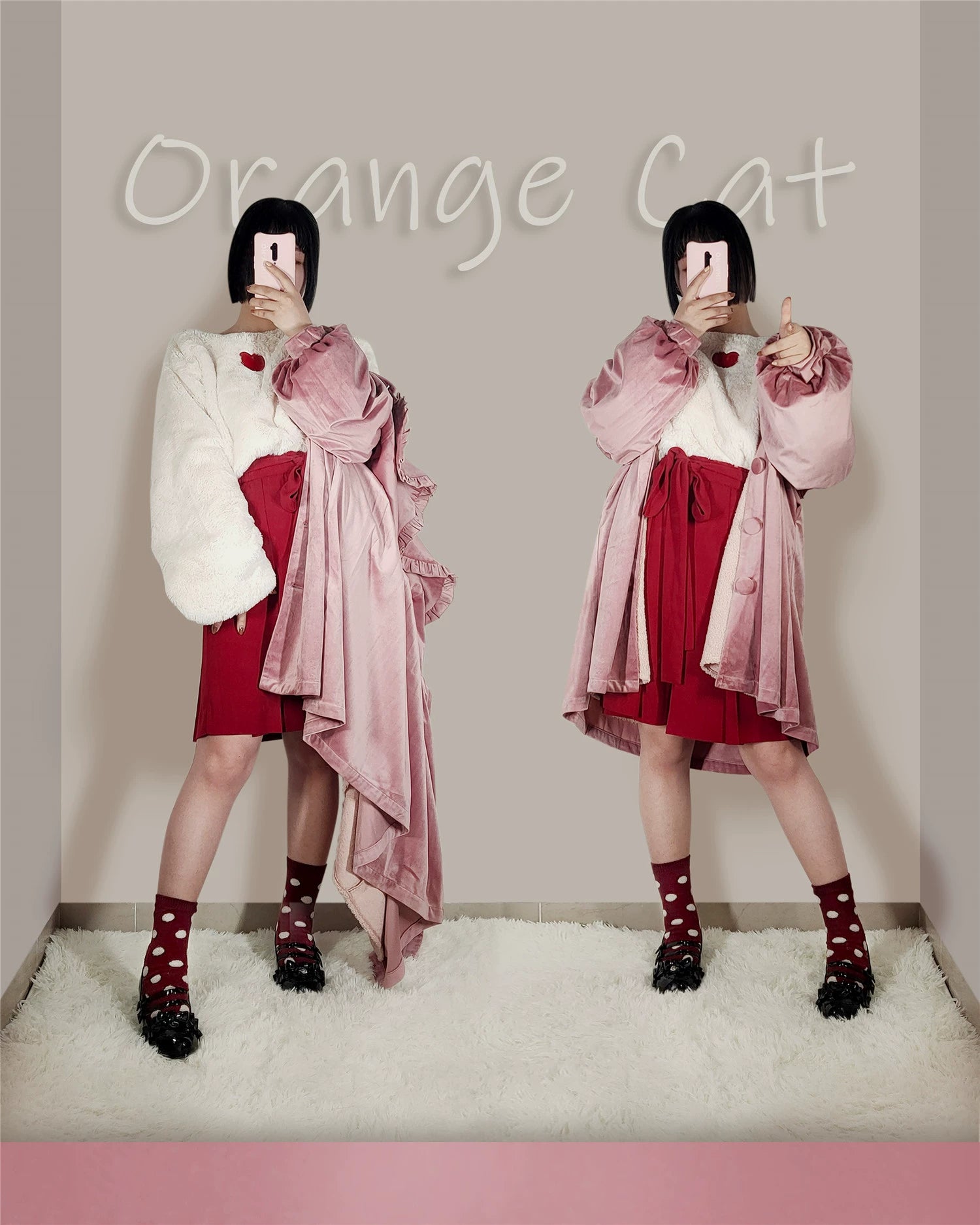 Dark Star Island~Winter Lolita Cape Velvet Antique Lolita Coat 32870:394844