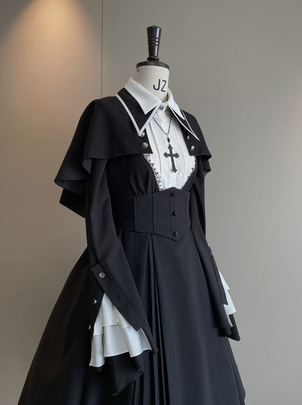 Susin Lolita~Cross Praise~Nun Style Gothic Lolita Dress and Blouse   